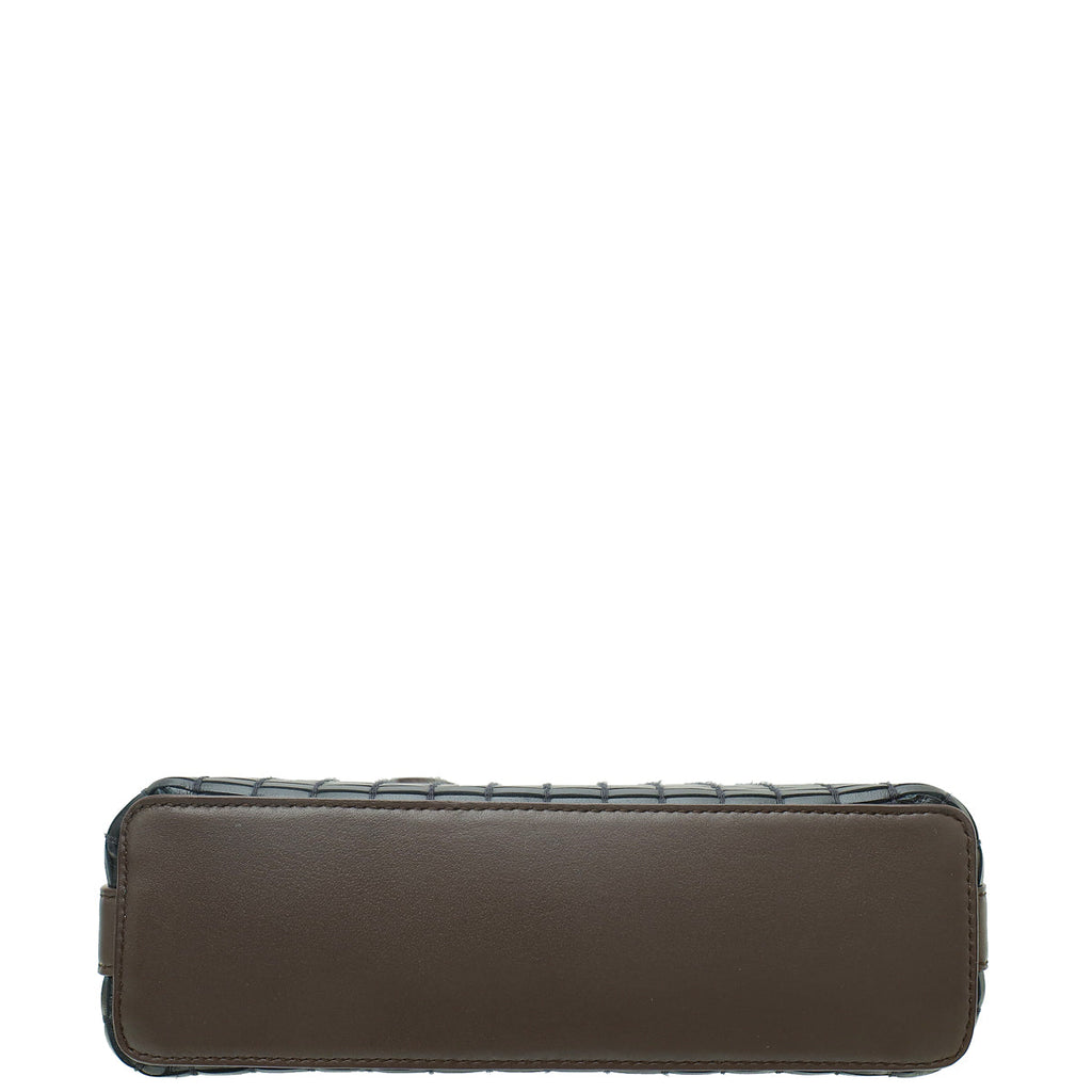 Loro Piana Bicolor Woven Extra Pocket 19 Bag