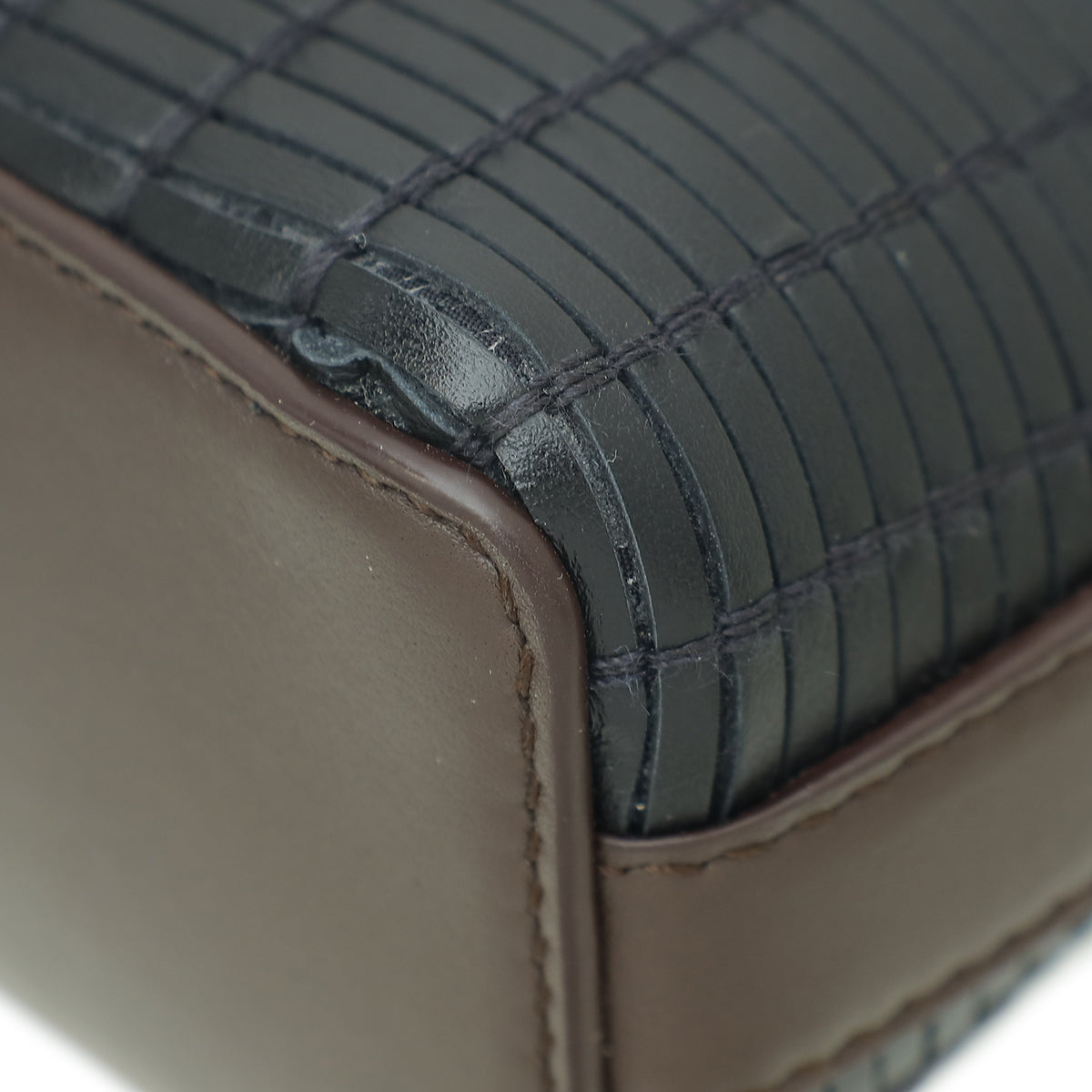Loro Piana Bicolor Woven Extra Pocket 19 Bag