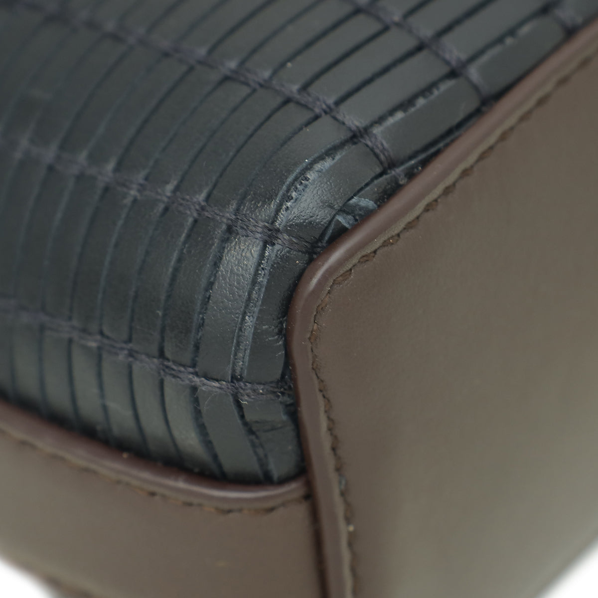 Loro Piana Bicolor Woven Extra Pocket 19 Bag