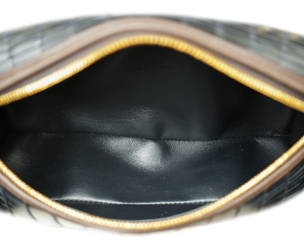Loro Piana Bicolor Woven Extra Pocket 19 Bag