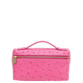 Loro Piana Pink Ostrich L19 Pouch