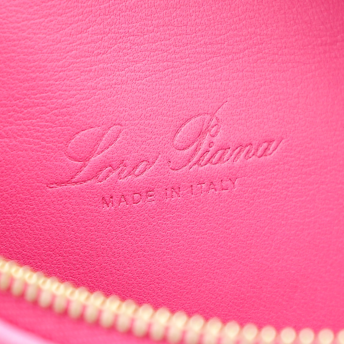 Loro Piana Pink Ostrich L19 Pouch