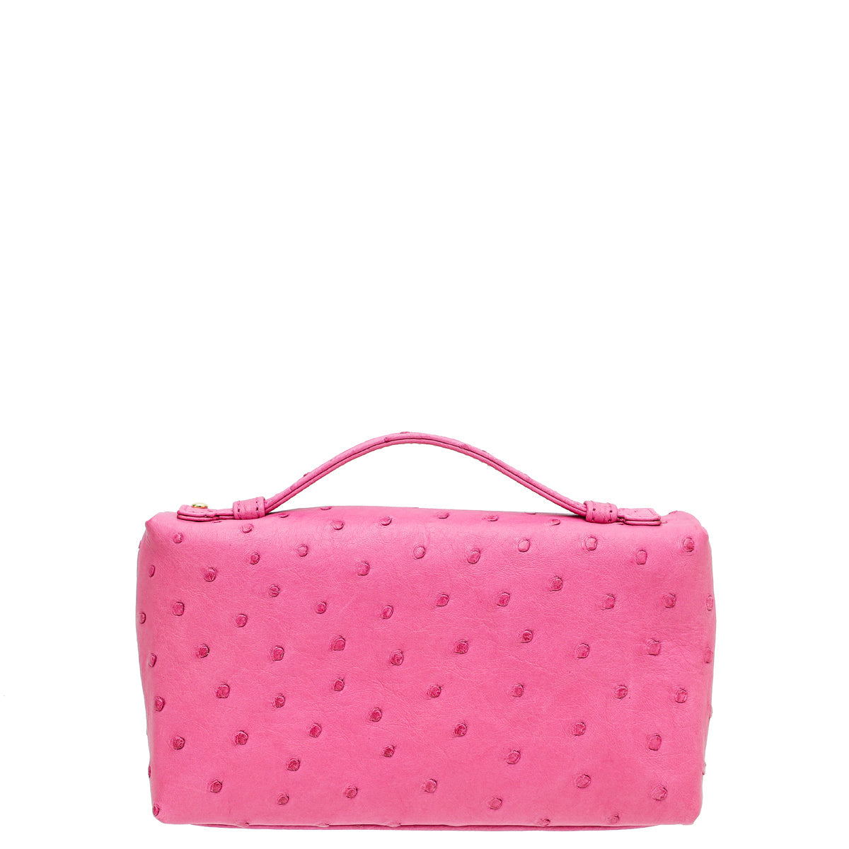 Loro Piana Pink Ostrich L19 Pouch