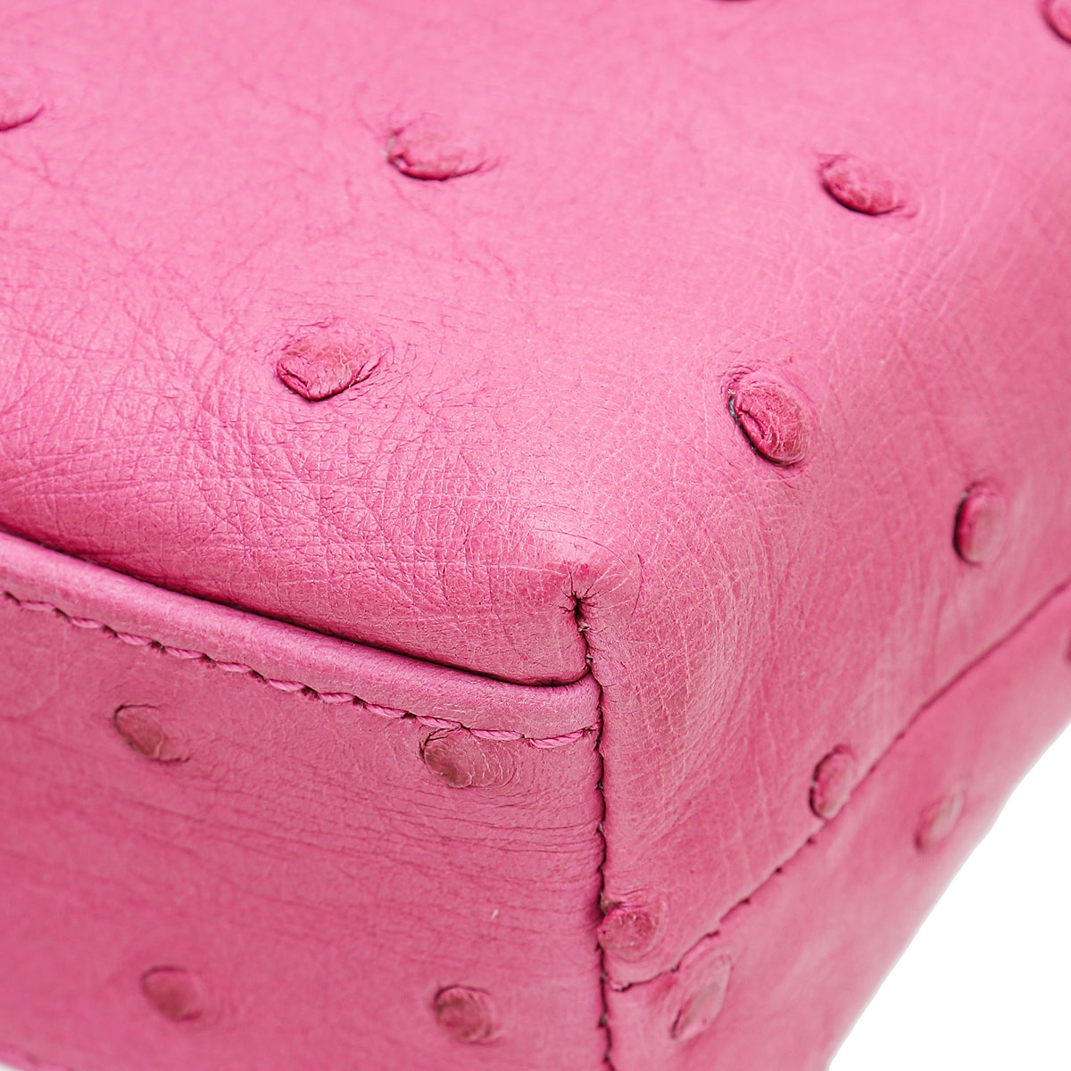 Loro Piana Pink Ostrich L19 Pouch
