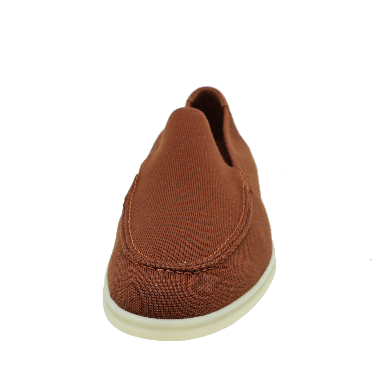 Loro Piana Cuir Summer Walk Knitted Loafers 45