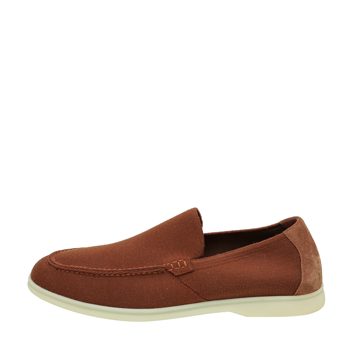 Loro Piana Cuir Summer Walk Knitted Loafers 45