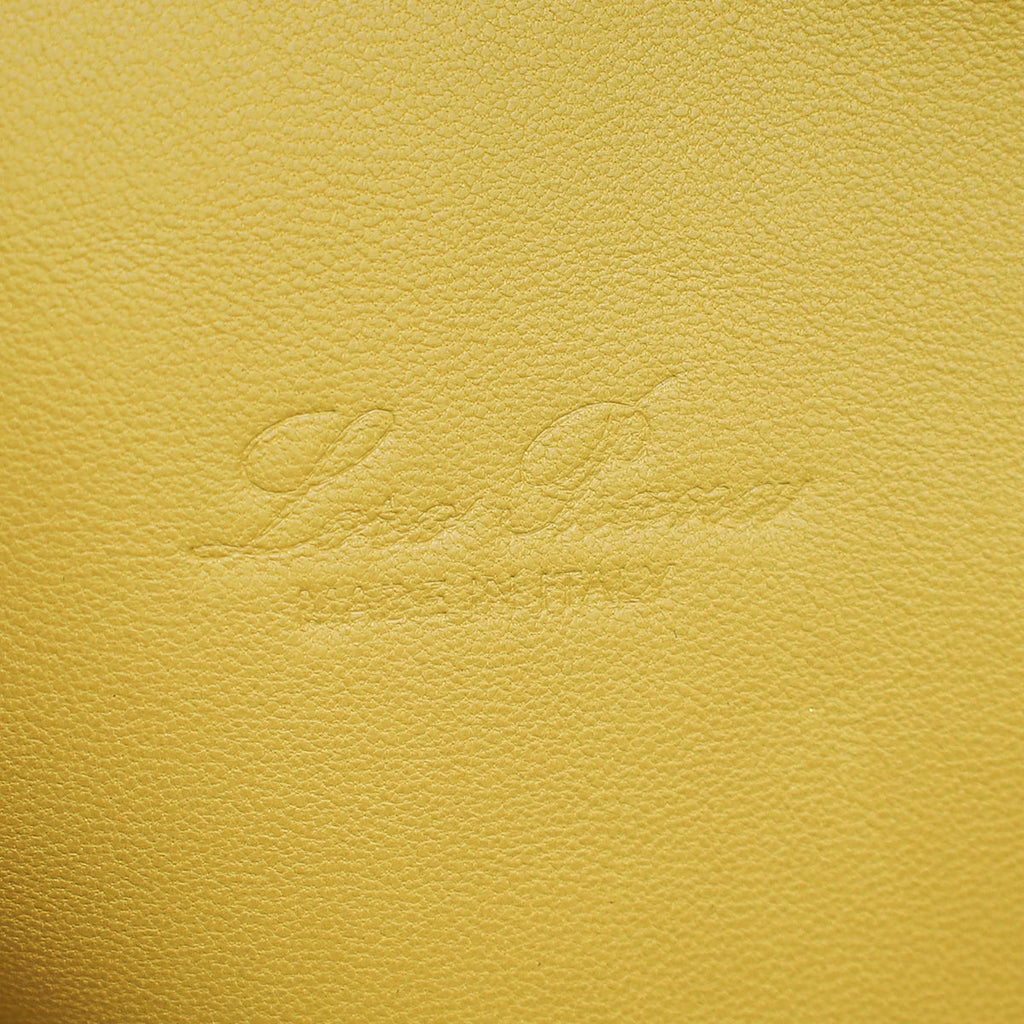 Loro Piana Mustard Yellow Extra Pocket L27 Bag