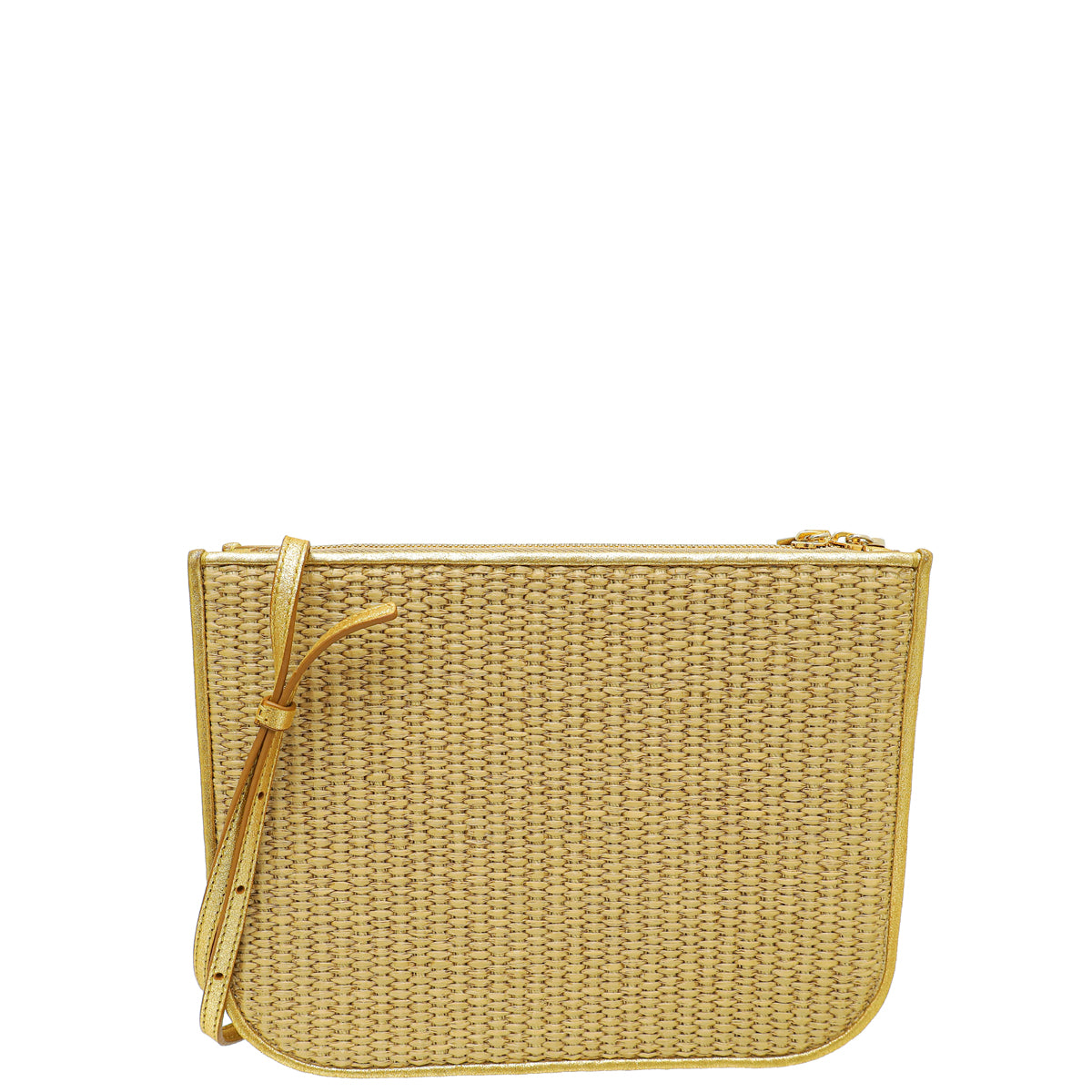 Loro Piana Bicolor Straw My Way Crossbody Bag