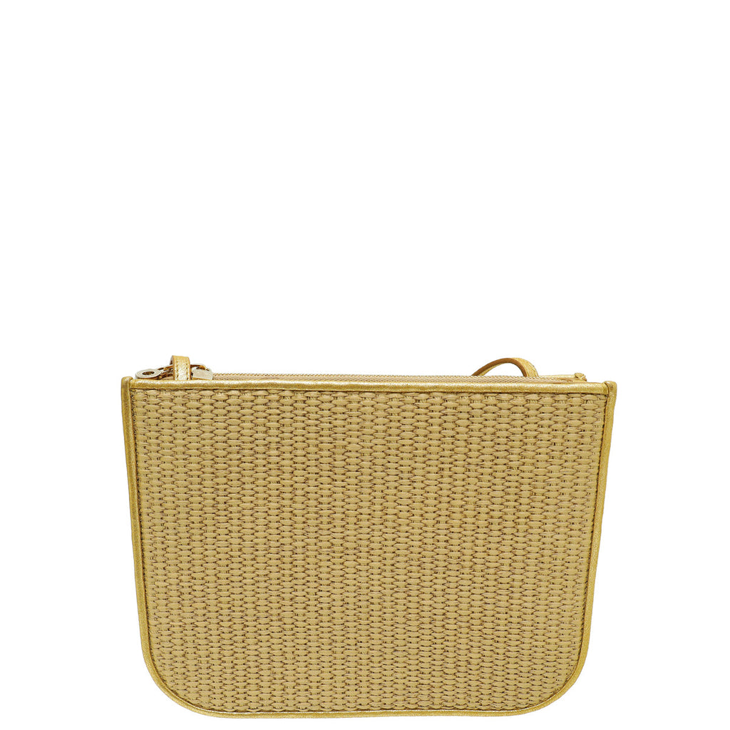 Loro Piana Bicolor Straw My Way Crossbody Bag