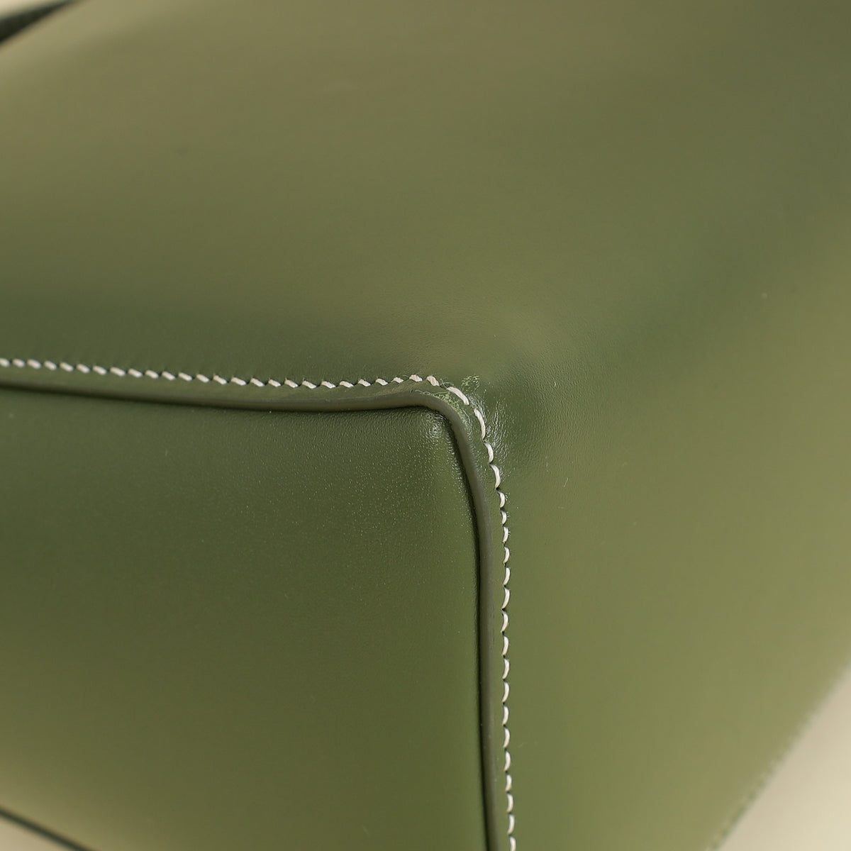 Loro Piana Dark Lichen Green Extra L27 Saddle Bag