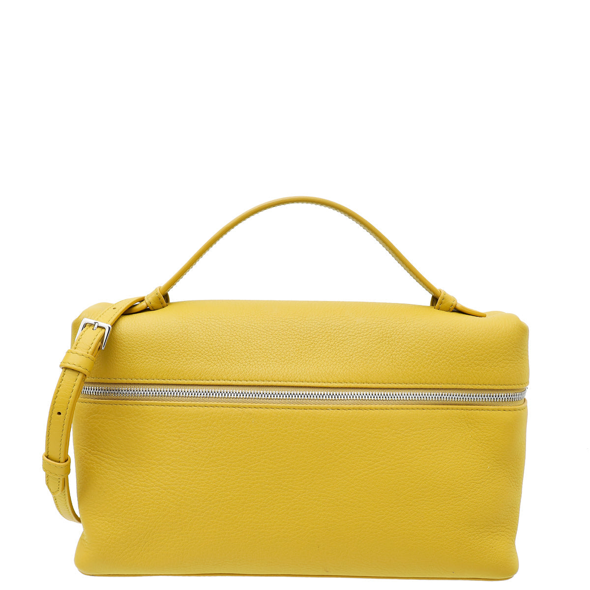 Loro Piana Mustard Extra Grained Bag