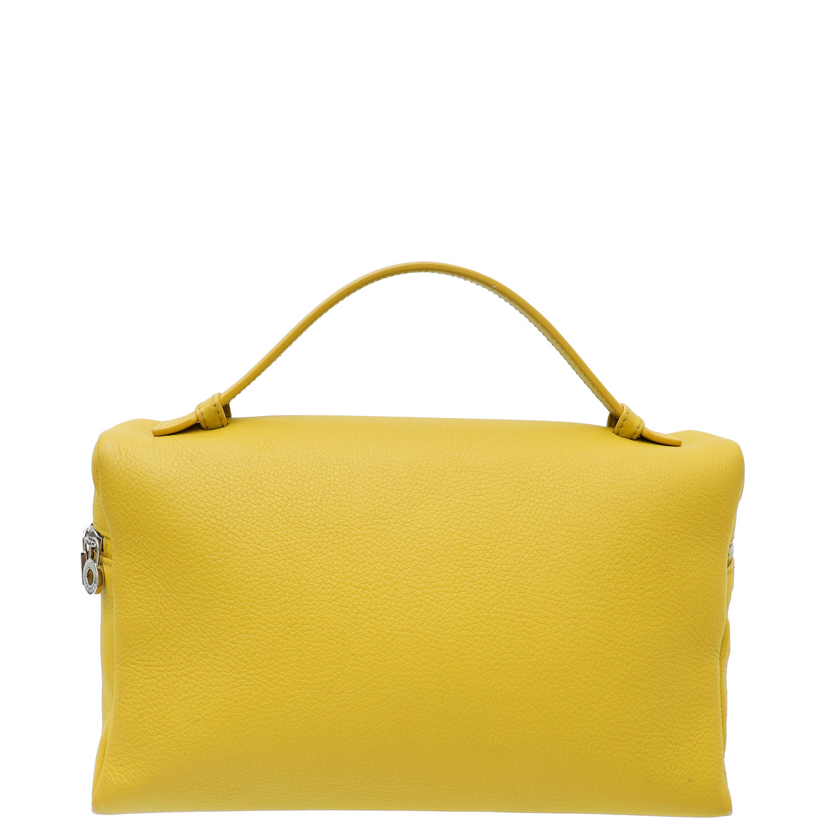 Loro Piana Mustard Extra Grained Bag