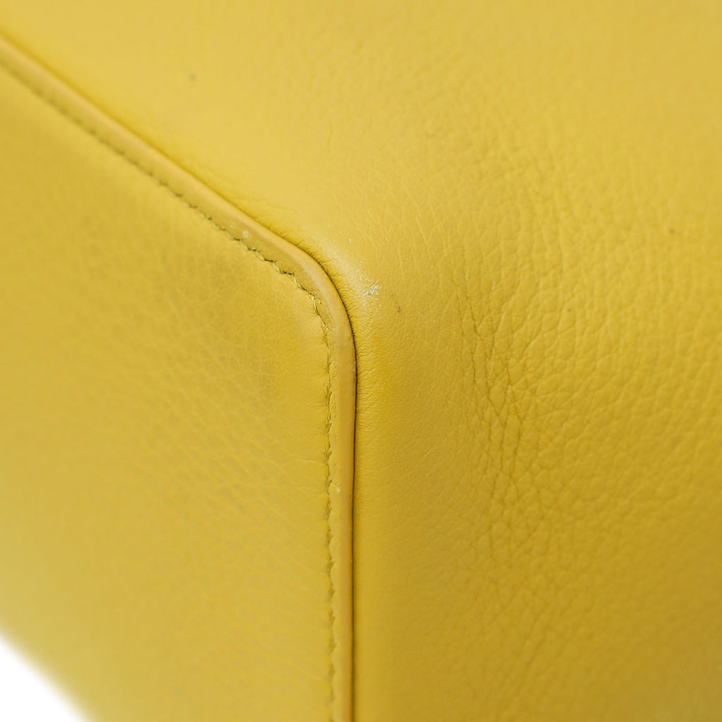 Loro Piana Mustard Extra Grained Bag