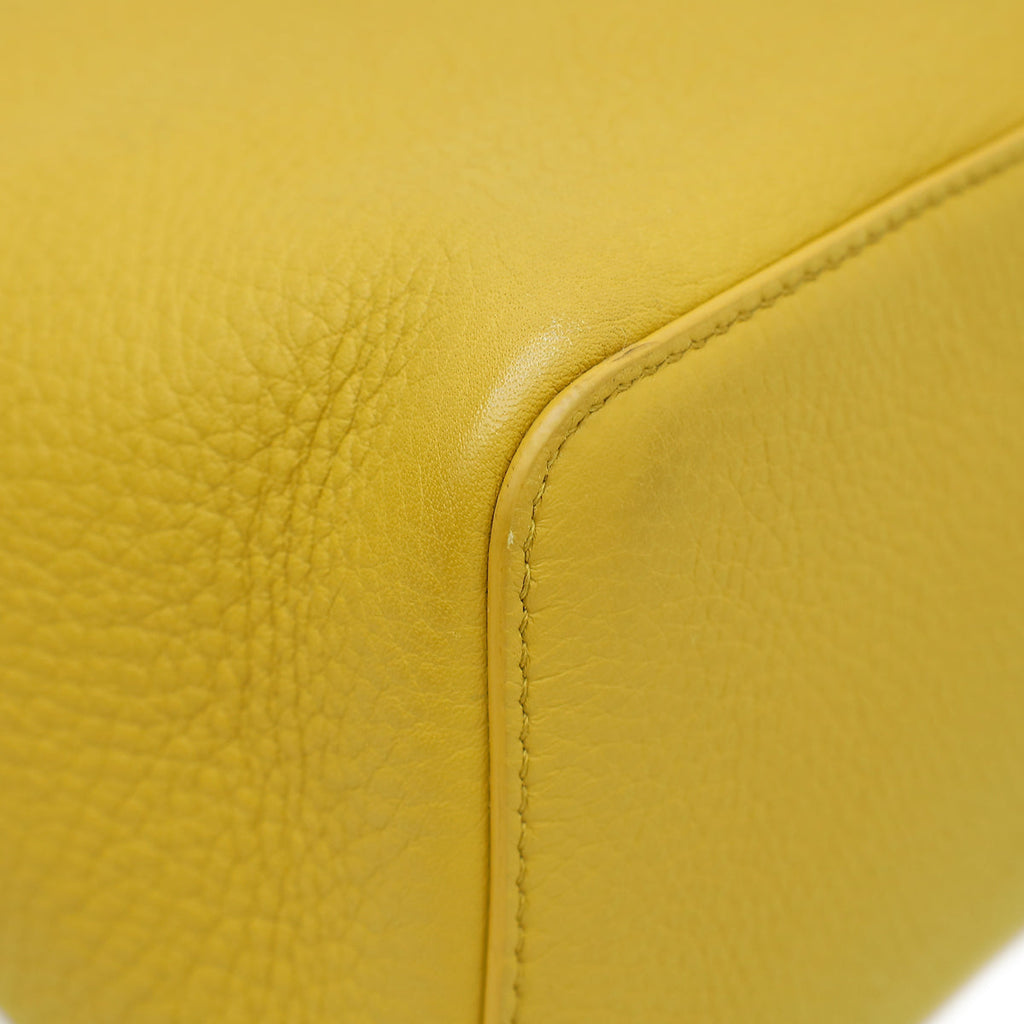 Loro Piana Mustard Extra Grained Bag