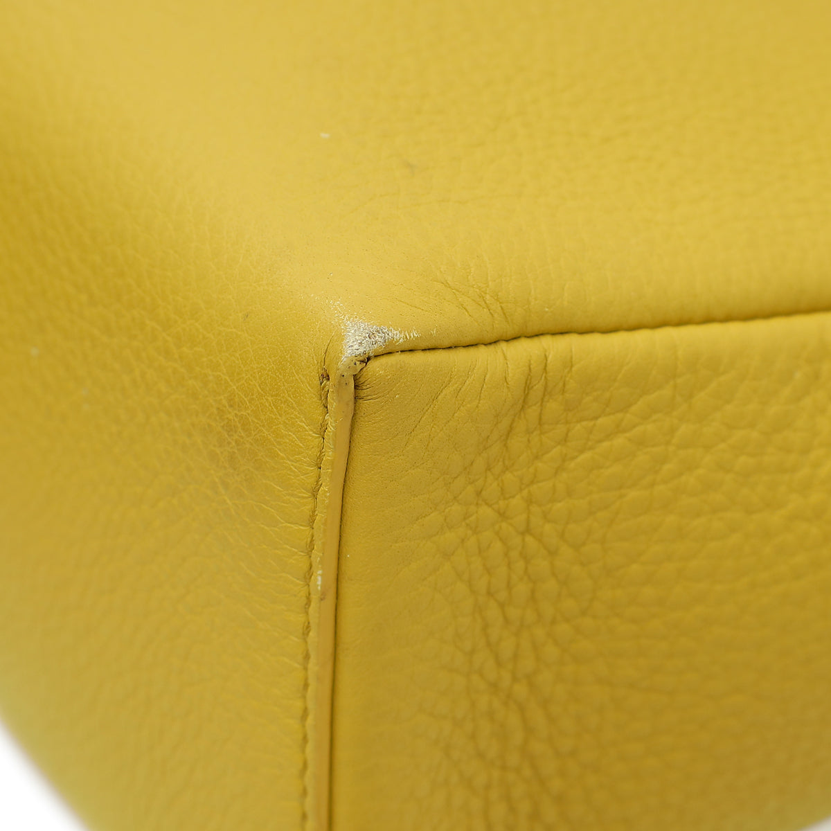 Loro Piana Mustard Extra Grained Bag