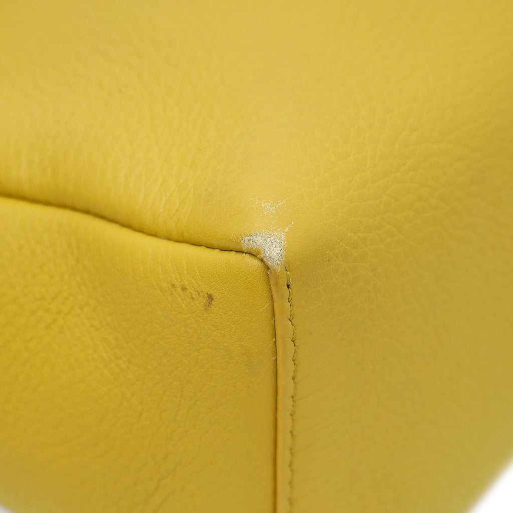 Loro Piana Mustard Extra Grained Bag