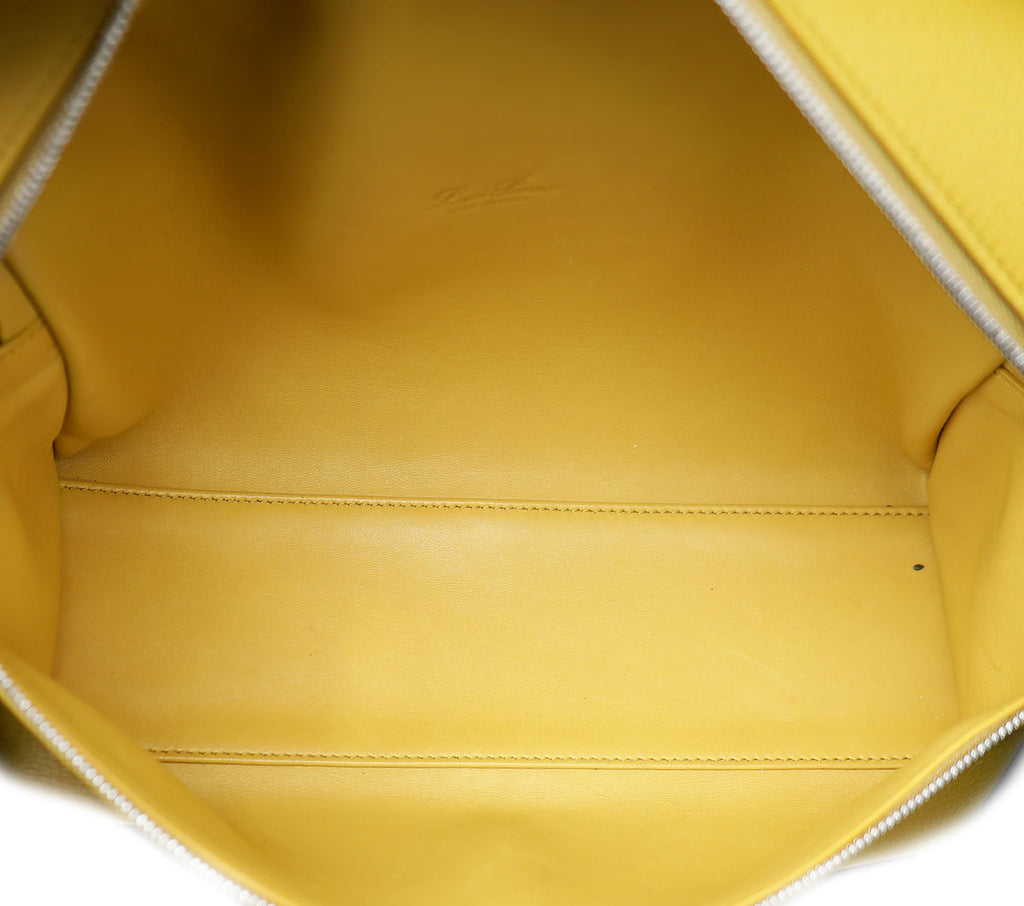 Loro Piana Mustard Extra Grained Bag