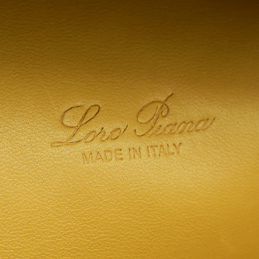 Loro Piana Mustard Extra Grained Bag