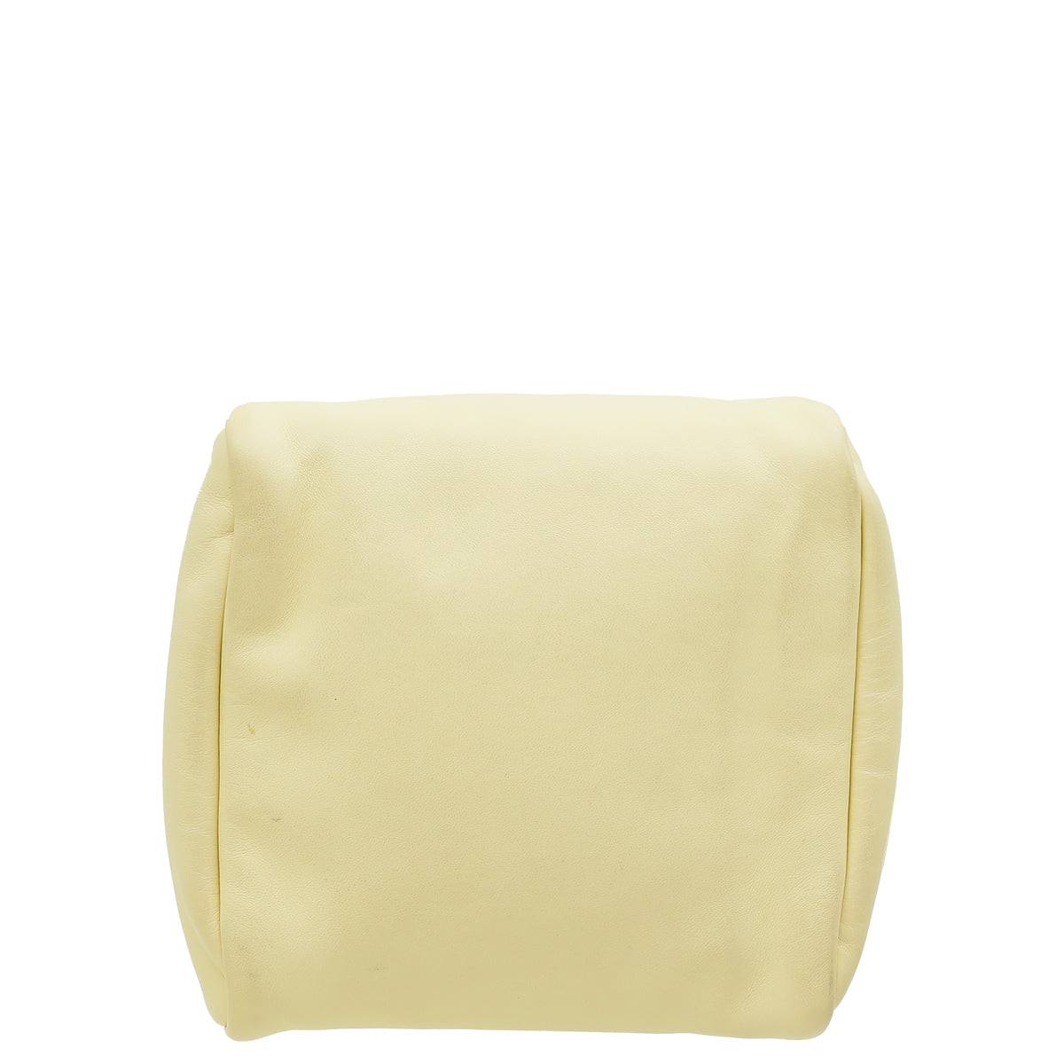 Loro Piana Cream Puffy Pouch Clutch Bag
