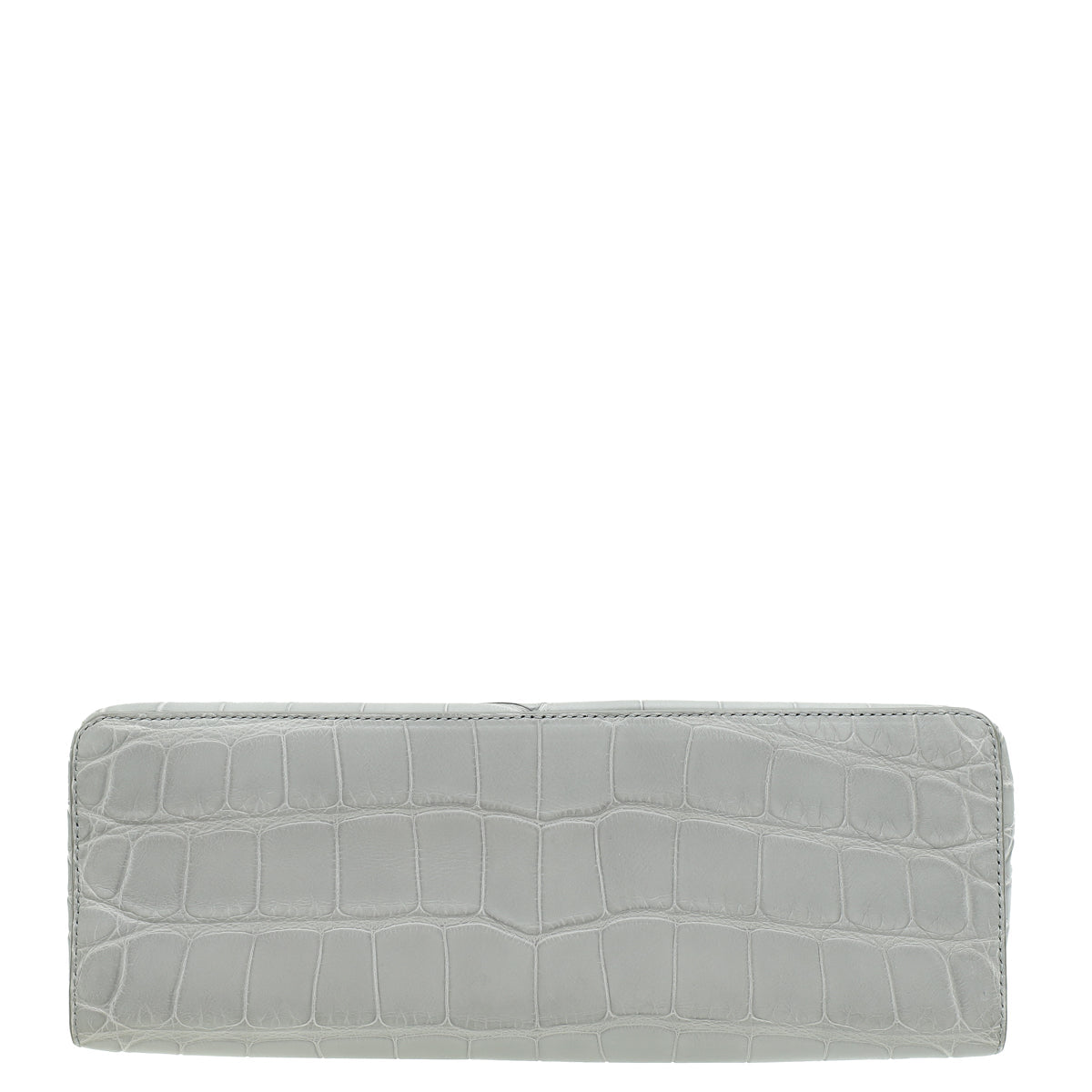 Loro Piana Eucalyptus Gray Soft Matte Alligator Extra Pocket Bag