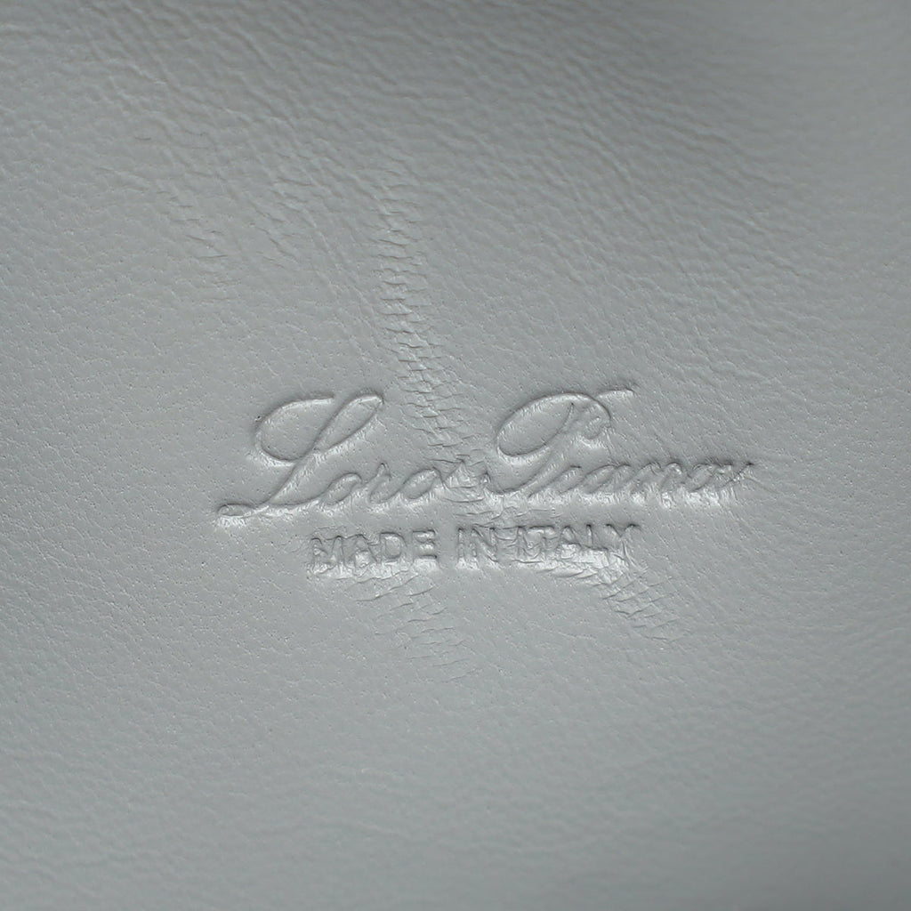 Loro Piana Eucalyptus Gray Soft Matte Alligator Extra Pocket Bag