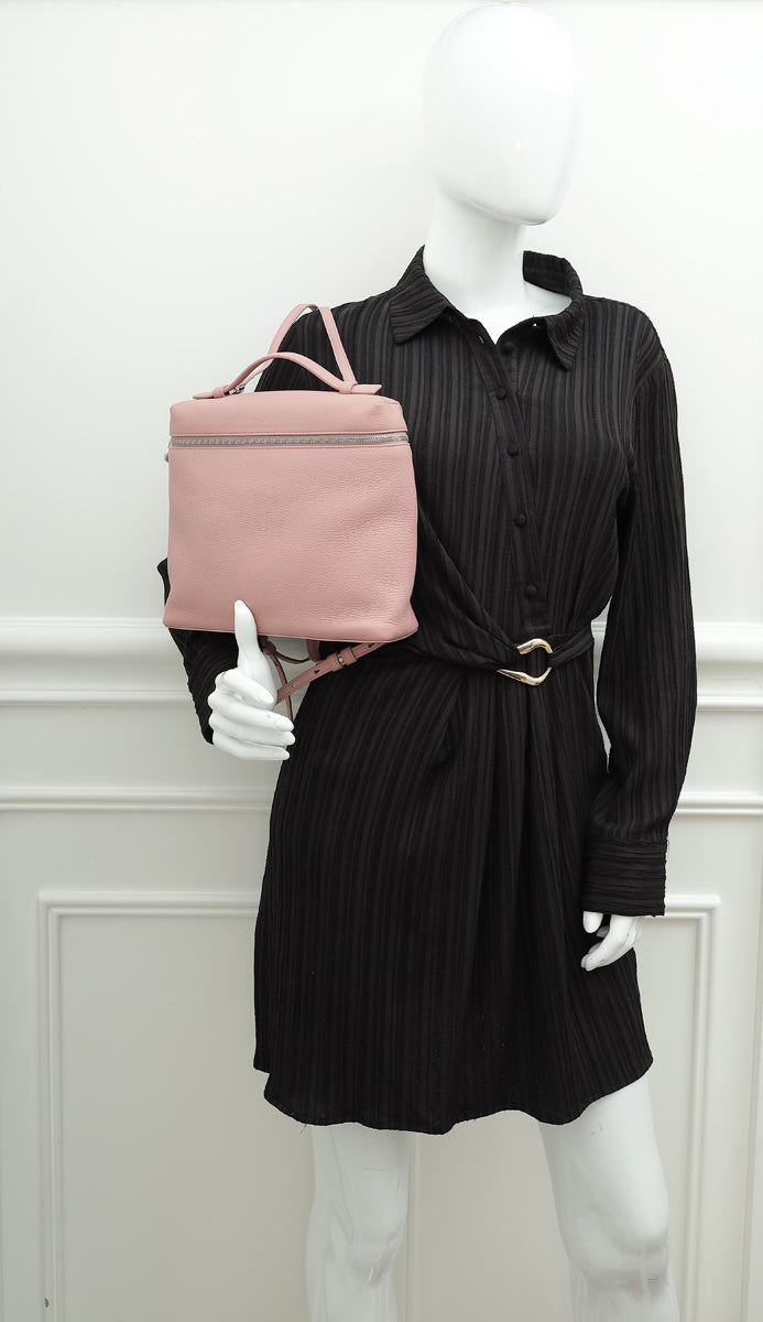 Loro Piana Bubblegum Extra Pocket Backpack Bag