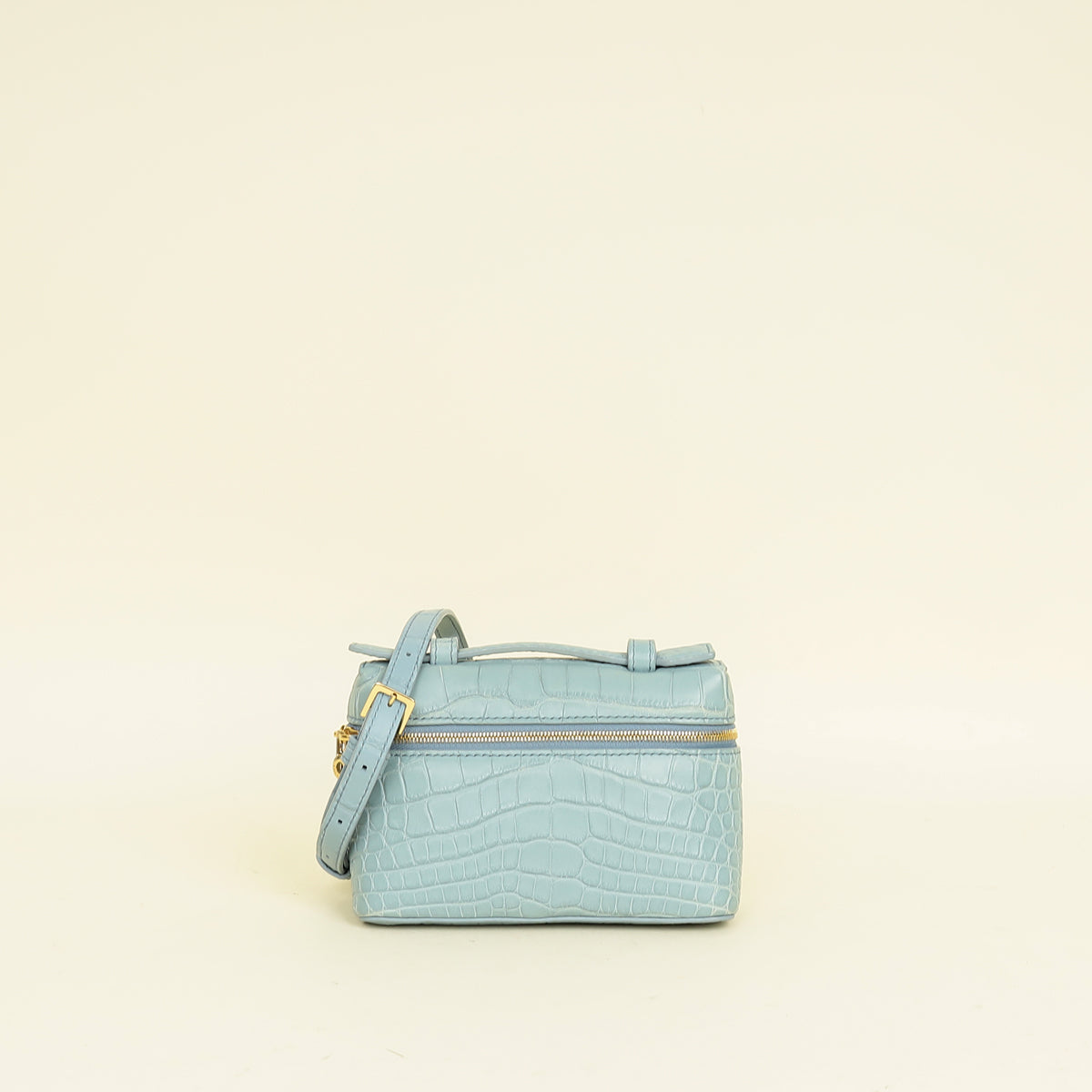 Loro Piana Cloud Blue Alligator Extra Pocket L14