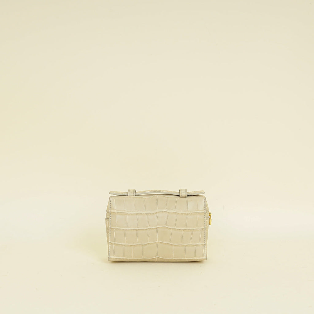 Loro Piana Inka Stone Alligator Extra Pocket L14