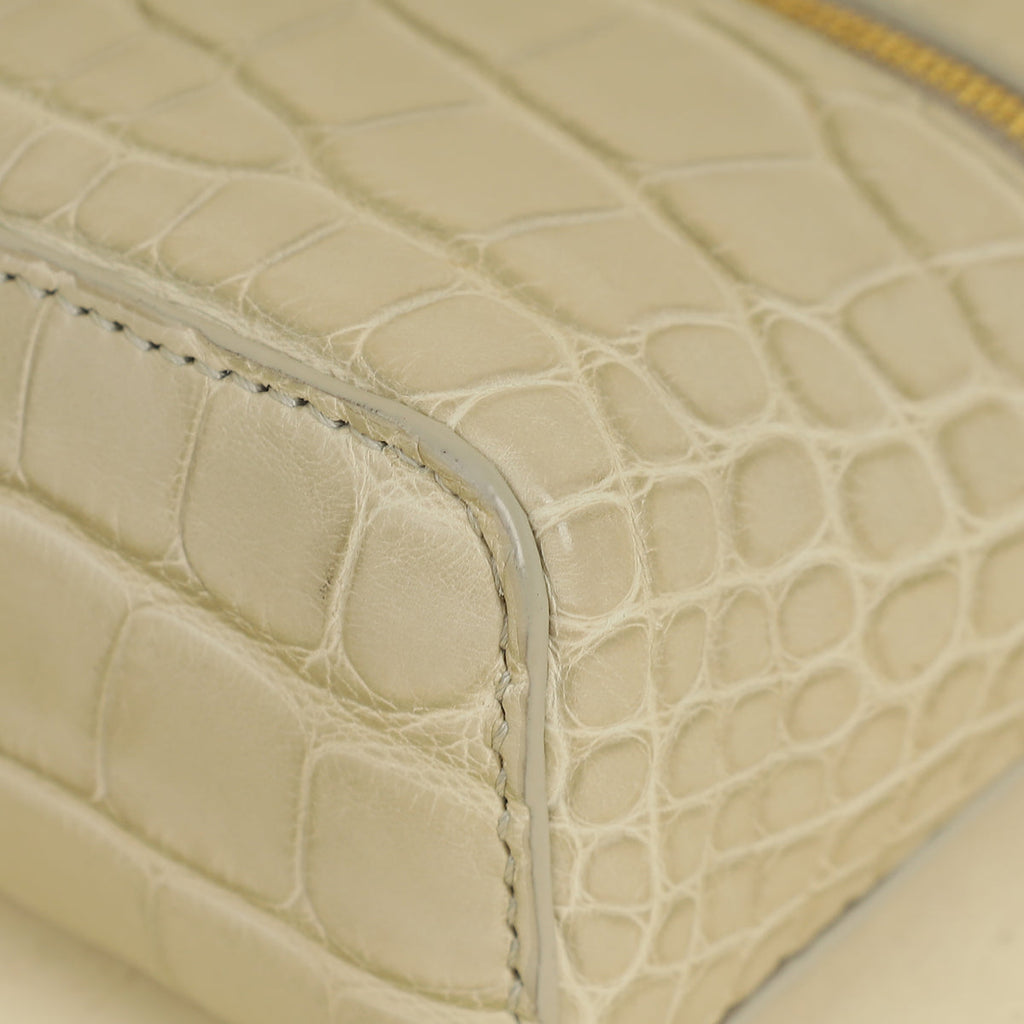 Loro Piana Inka Stone Alligator Extra Pocket L14