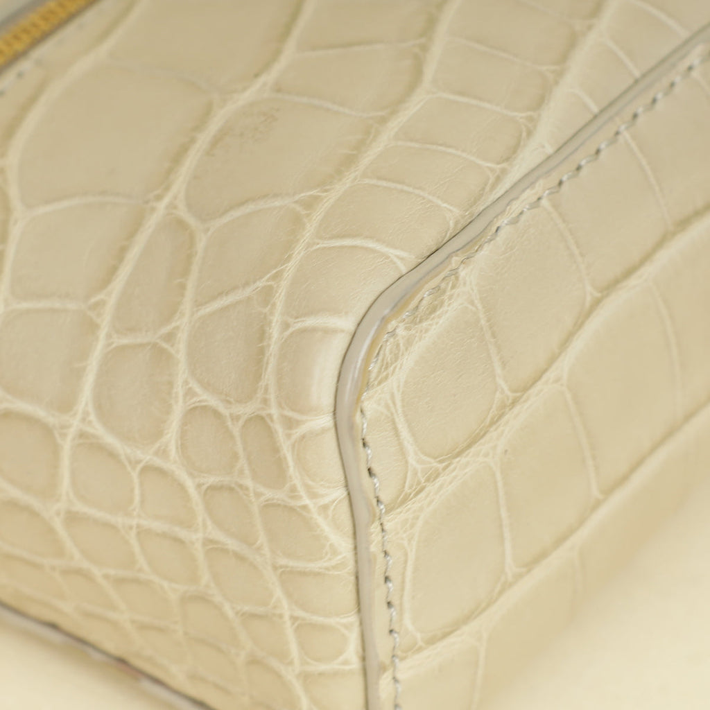 Loro Piana Inka Stone Alligator Extra Pocket L14