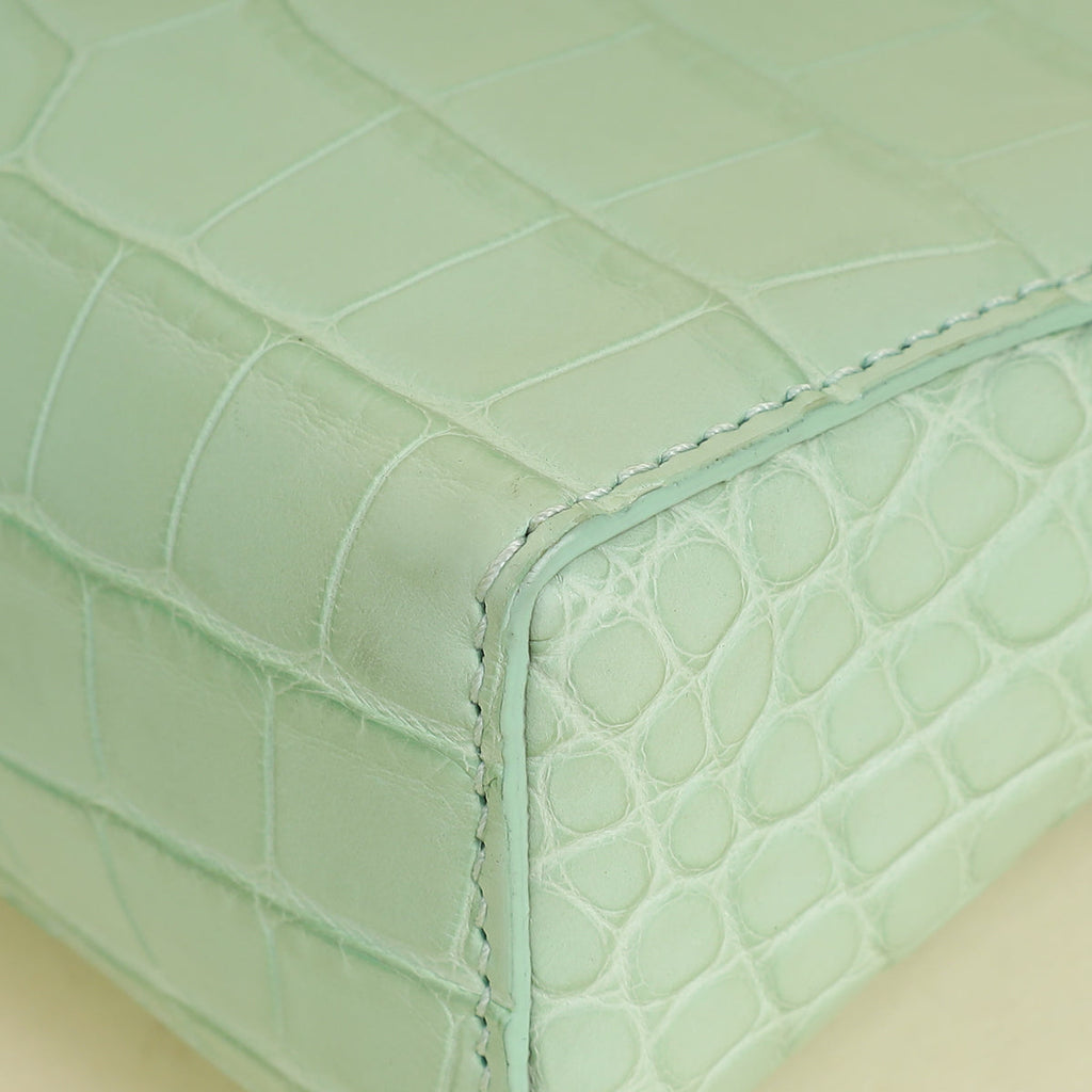 Loro Piana Mint Alligator Extra Pocket L14
