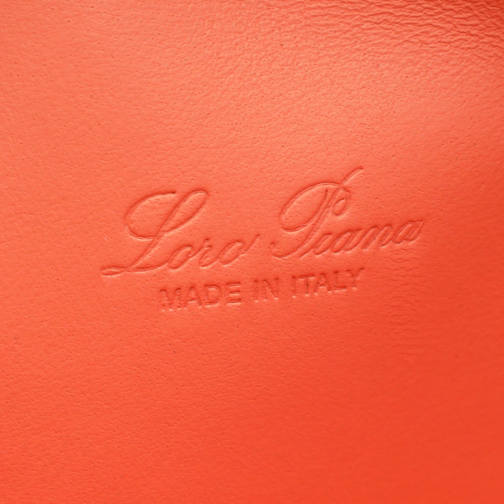 Loro Piana Light Mace Spice Ostrich Extra Pocket L19 Pouch