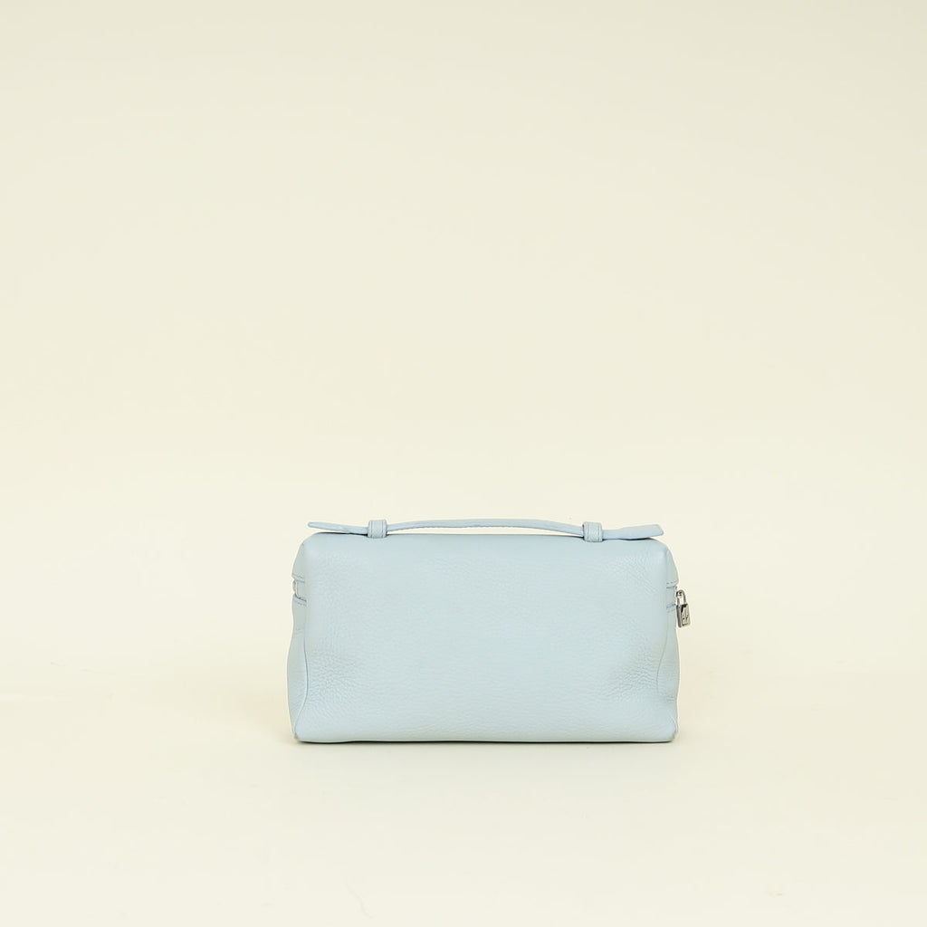 Loro Piana Light Blue L19 Extra Pouch Bag