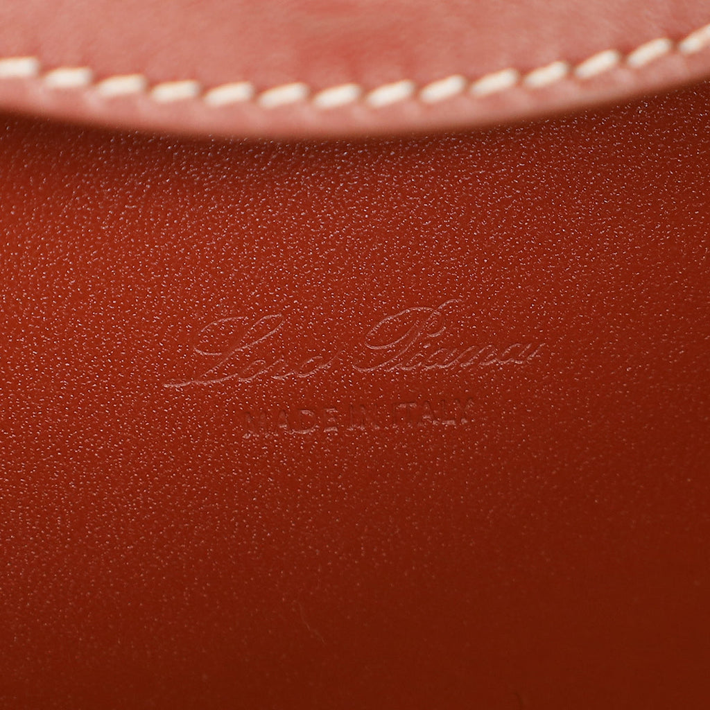 Loro Piana Deep Kummel Extra Bag L27 Bag W/ Twilly