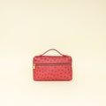 Loro Piana Red Ostrich L19 Extra Pocket Pouch