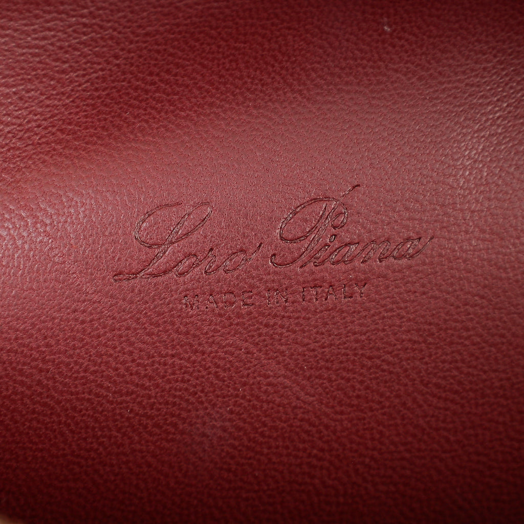 Loro Piana Red Ostrich L19 Extra Pocket Pouch
