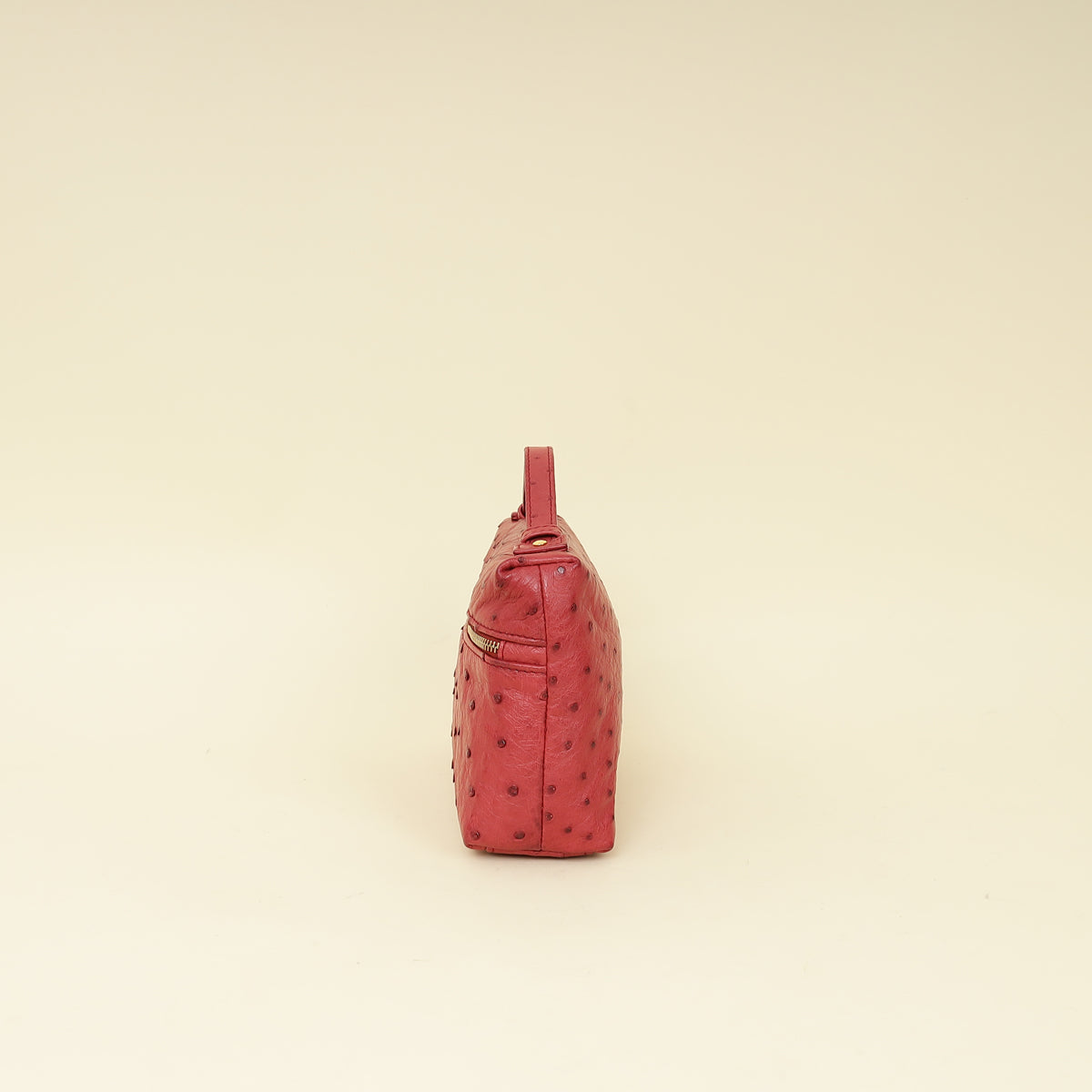 Loro Piana Red Ostrich L19 Extra Pocket Pouch
