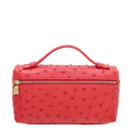 Loro Piana Red Ostrich L19 Pouch