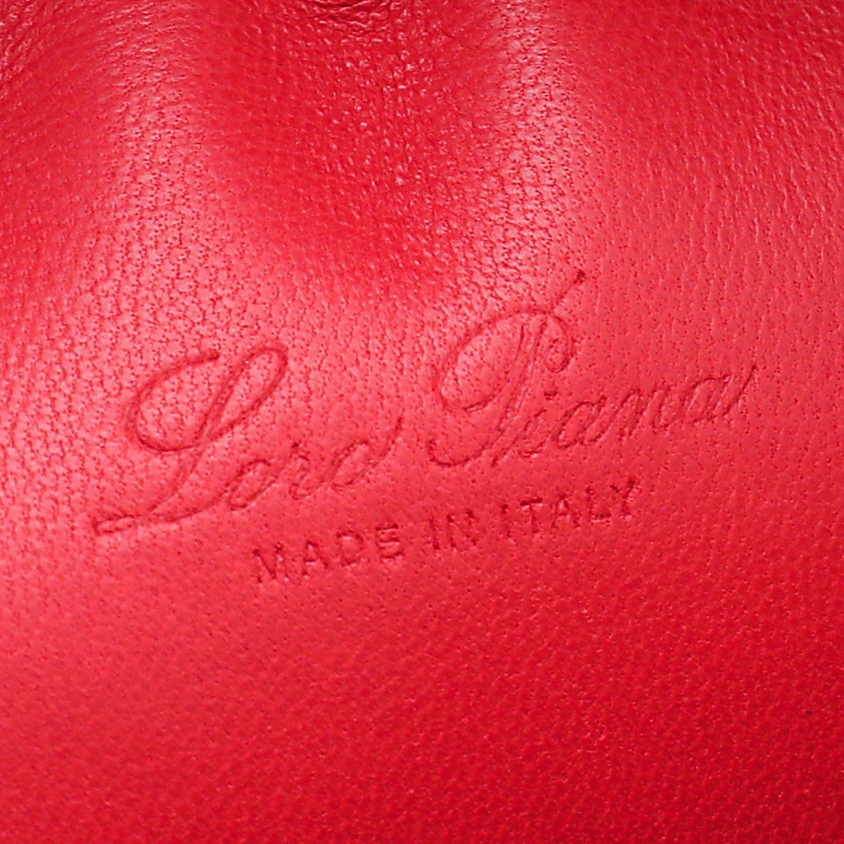 Loro Piana Red Ostrich L19 Pouch
