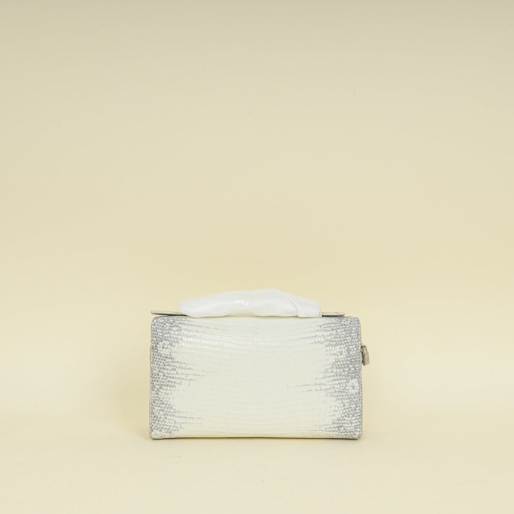 Loro Piana Bicolor Lizard Extra Pocket L19 Himalaya Bag