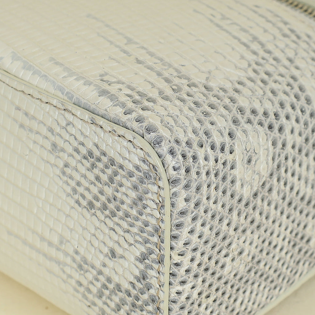 Loro Piana Bicolor Lizard Extra Pocket L19 Himalaya Bag