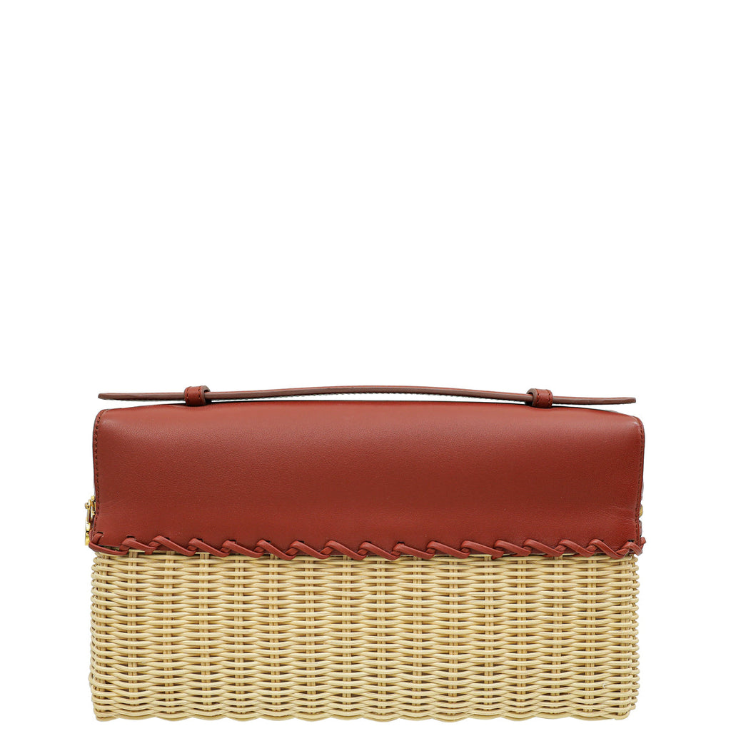 Loro Piana Bicolor Wicker Extra Pocket