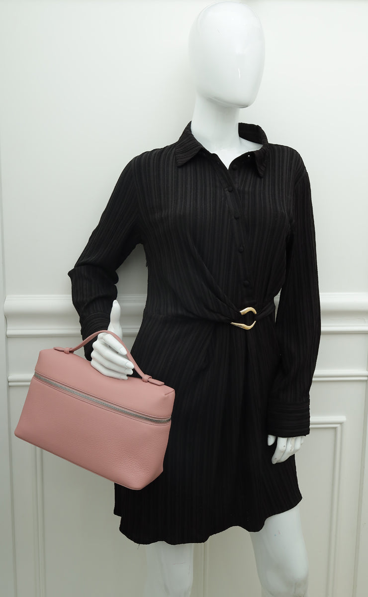 Loro Piana Light Pink Extra Pocket 27 Bag