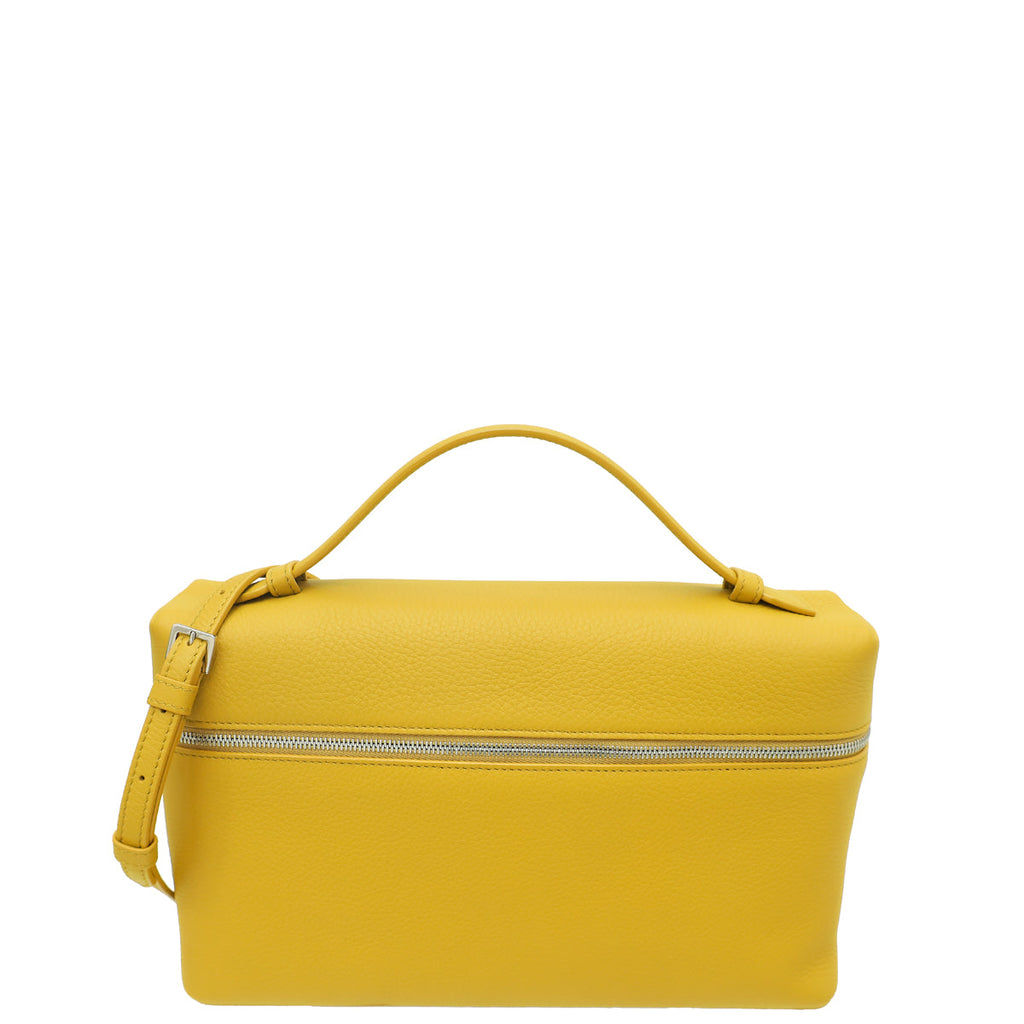 Loro Piana Mustard Yellow Extra Pocket 27 Bag