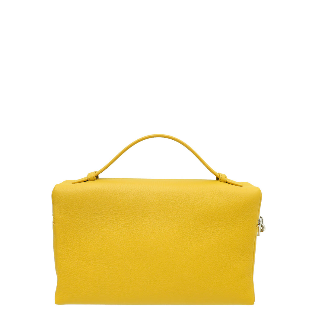 Loro Piana Mustard Yellow Extra Pocket 27 Bag