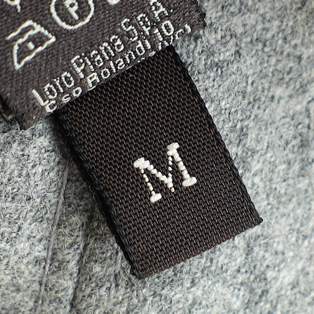 Loro Piana Grey Medium Baseball Cap Cashmere - Storm System