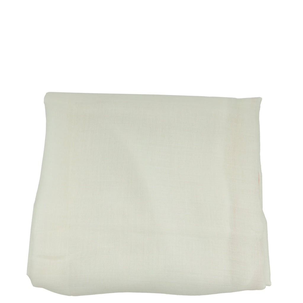 Loro Piana Cream Multicolor Cashmere and Cotton Scarf