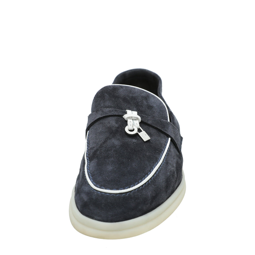 Loro Piana Bicolor Summer Charms Moccasin 39