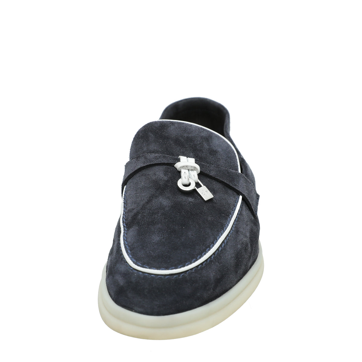 Loro Piana Bicolor Summer Charms Moccasin 39