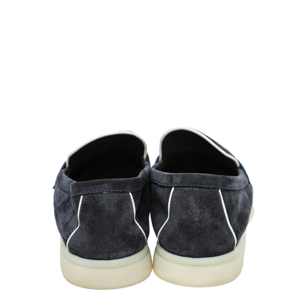 Loro Piana Bicolor Summer Charms Moccasin 39